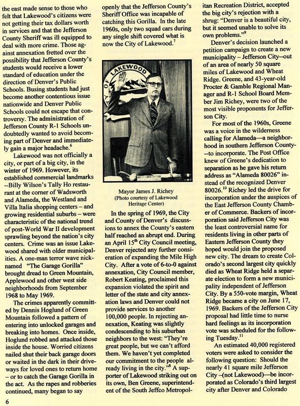Lakewood Historical Society Newsletter, Fall 2009