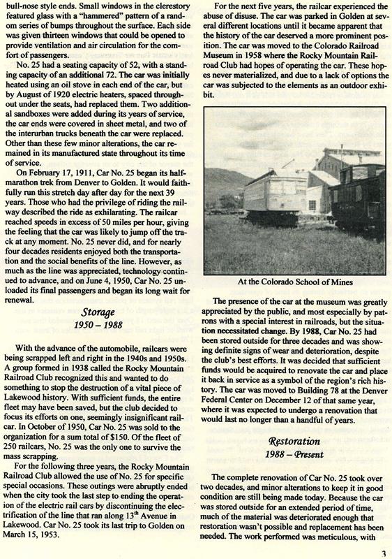 Lakewood Historical Society Newsletter, Summer 2013